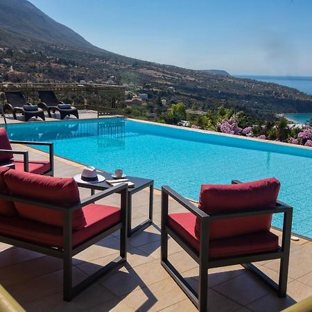 Lourdas Beach View Villa Vlachata エクステリア 写真
