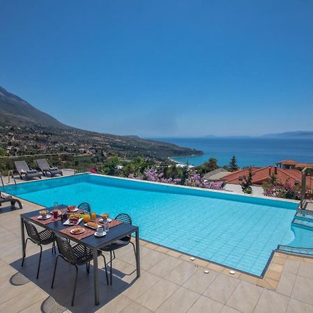 Lourdas Beach View Villa Vlachata エクステリア 写真