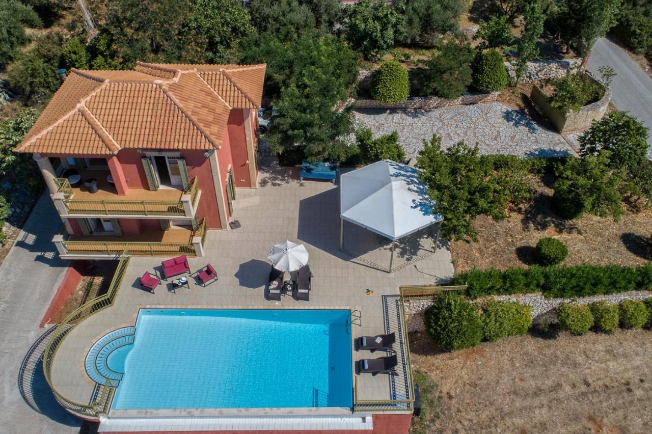 Lourdas Beach View Villa Vlachata エクステリア 写真