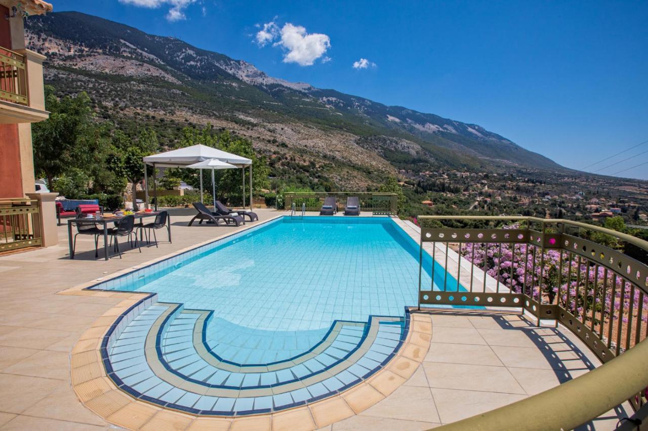 Lourdas Beach View Villa Vlachata エクステリア 写真