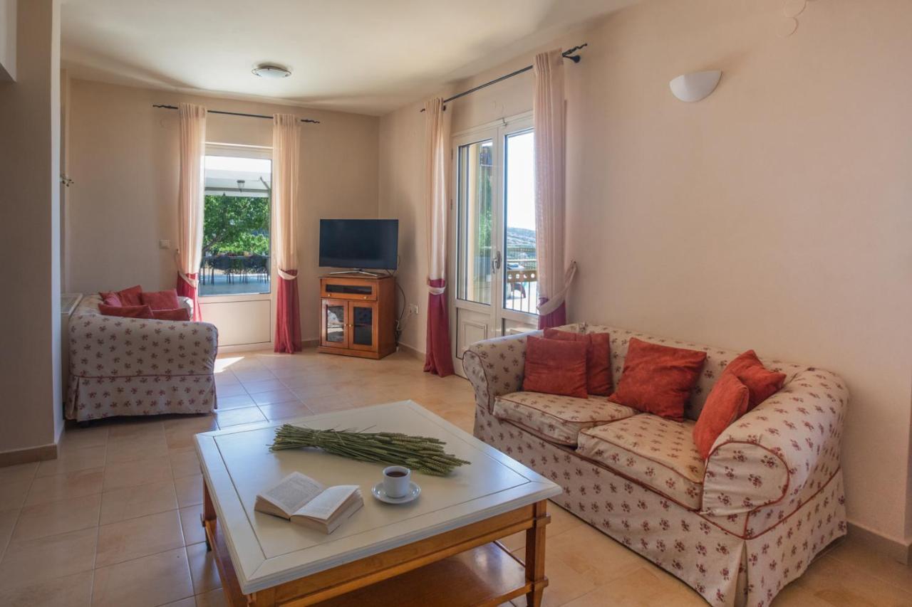 Lourdas Beach View Villa Vlachata エクステリア 写真