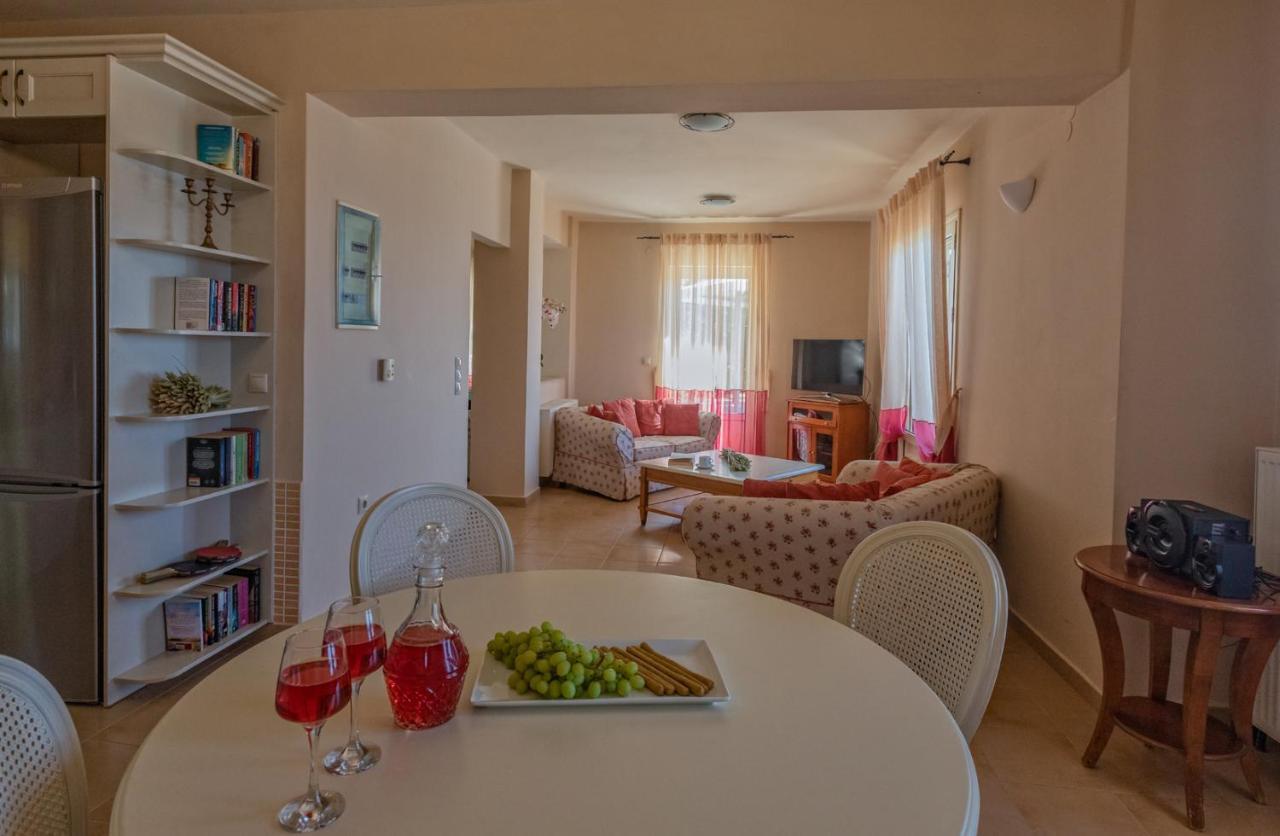Lourdas Beach View Villa Vlachata エクステリア 写真