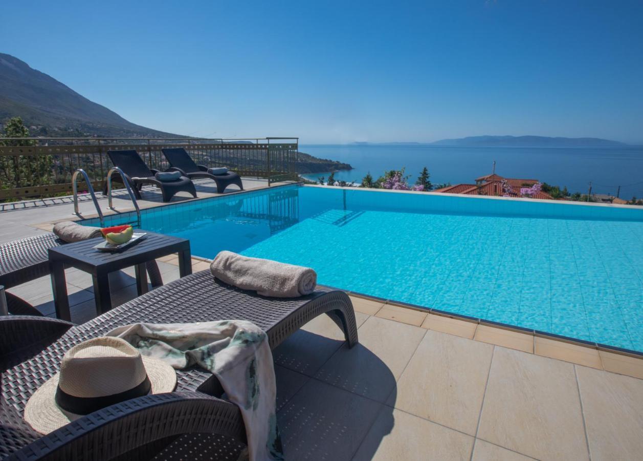 Lourdas Beach View Villa Vlachata エクステリア 写真