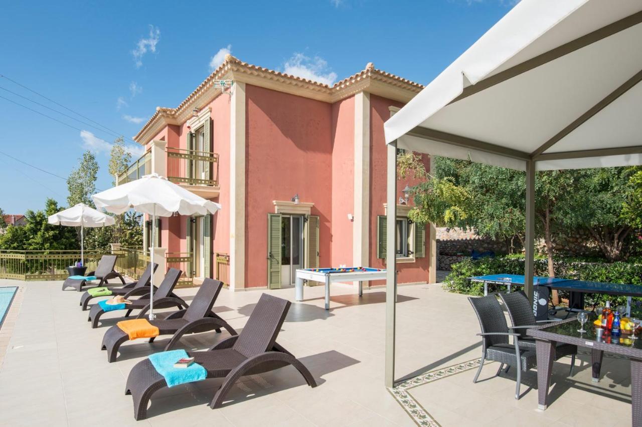 Lourdas Beach View Villa Vlachata エクステリア 写真