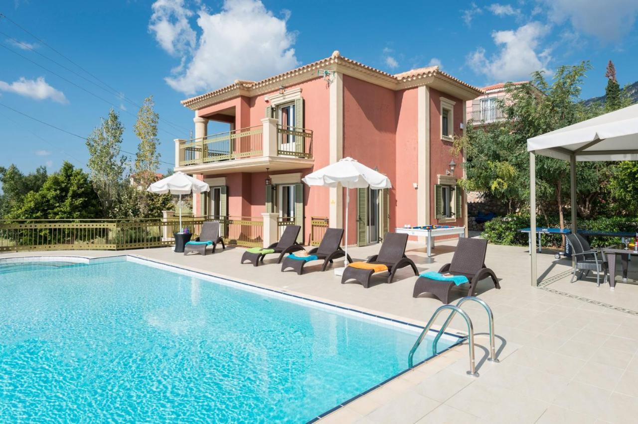 Lourdas Beach View Villa Vlachata エクステリア 写真