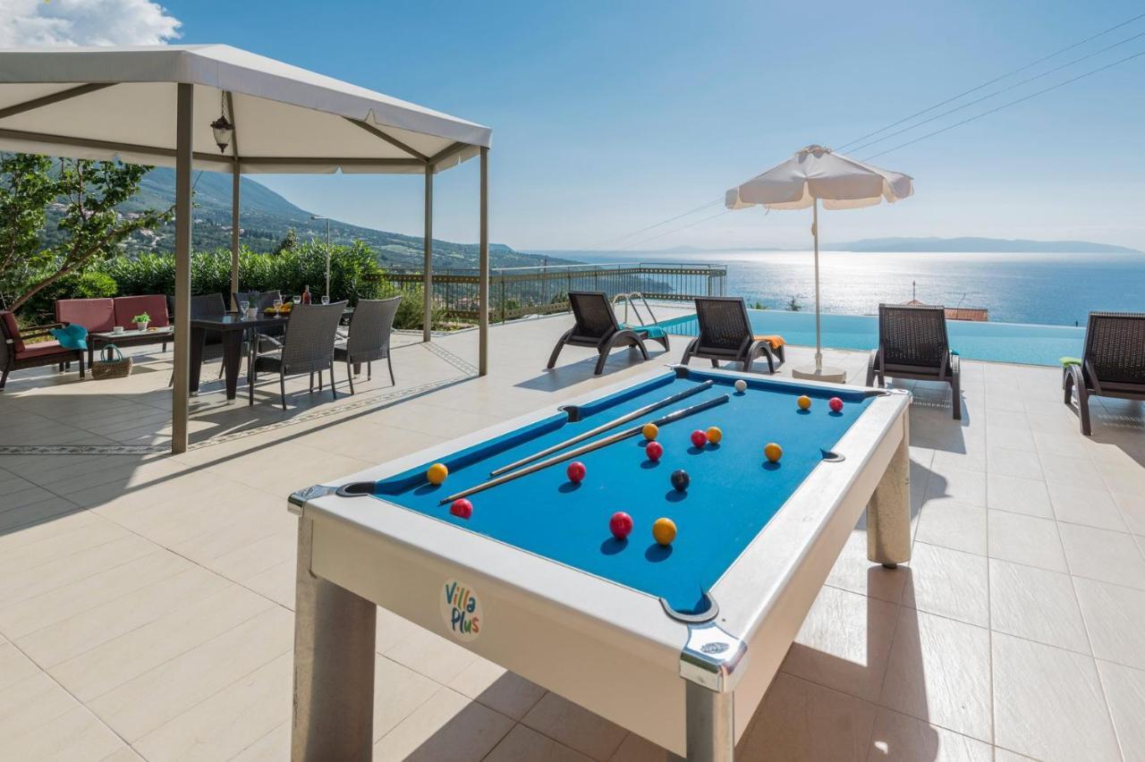 Lourdas Beach View Villa Vlachata エクステリア 写真